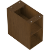 Mexen Box-A atvira spintelė su lentyna 25 cm, riešutas - 91AX2-0250-470-0-86