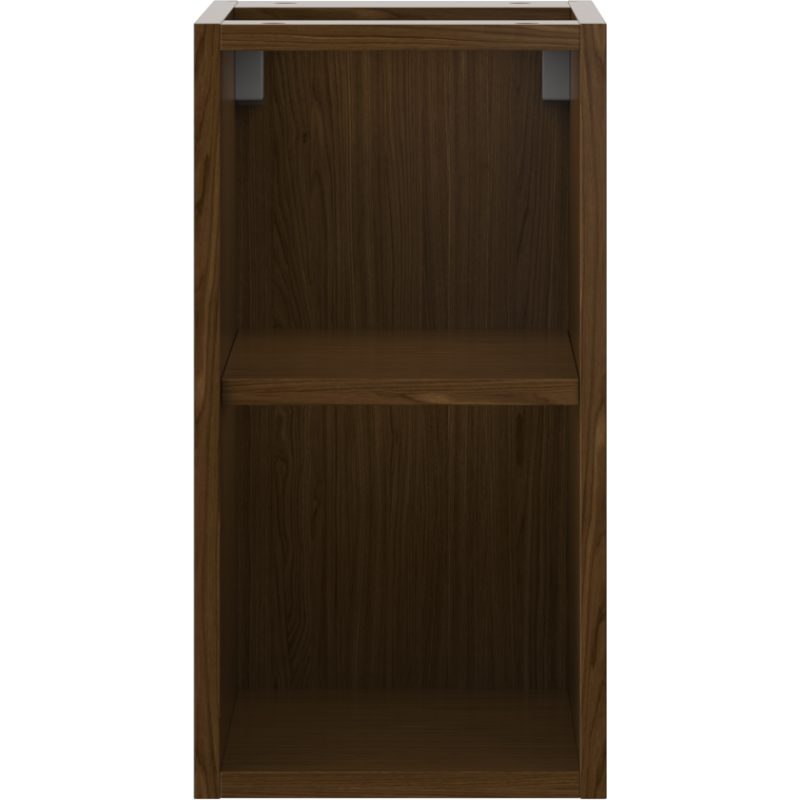 Mexen Box-A atviras spintelė su lentyna 25 cm, riešutas - 91AX2-0250-470-0-86