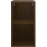 Mexen Box-A atvira spintelė su lentyna 25 cm, riešutas - 91AX2-0250-470-0-86