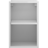 Mexen Box-A atvira spintelė su lentyna 30 cm, balta blizgi - 91AX2-0300-470-0-00