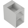 Mexen Box-A atvira spintelė su lentyna 30 cm, pilka matinė - 91AX2-0300-470-0-62