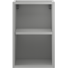 Mexen Box-A atvira spintelė su lentyna 30 cm, pilka matinė - 91AX2-0300-470-0-62
