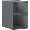 Mexen Box-A atvira spintelė su lentyna 30 cm, matinė grafito spalva - 91AX2-0300-470-0-66