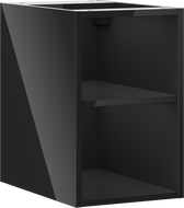 Mexen Box-A atvira spintelė su lentyna 30 cm, juoda blizgi - 91AX2-0300-470-0-70