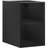 Mexen Box-A Atvira spintelė su 30 cm lentyna, matinė juoda - 91AX2-0300-470-0-71