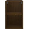 Mexen Box-A atvira spintelė su lentyna 30 cm, riešutas - 91AX2-0300-470-0-86