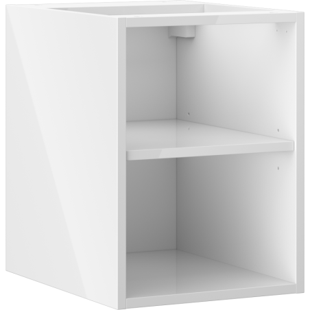 Mexen Box-A atviras spintelė su lentyną 35 cm, balta blizgesys - 91AX2-0350-470-0-00