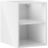 Mexen Box-A atviras spintelė su lentyną 35 cm, balta blizgesys - 91AX2-0350-470-0-00