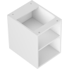 Mexen Box-A atvira spintelė su lentyna 35 cm, balta matinė - 91AX2-0350-470-0-01