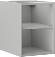 Mexen Box-A atvira spintelė su lentyna 35 cm, pilka matinė - 91AX2-0350-470-0-62