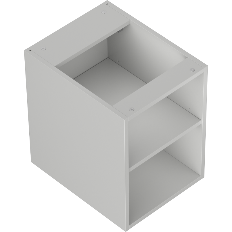 Mexen Box-A atvira spintelė su lentyna 35 cm, pilka matinė - 91AX2-0350-470-0-62