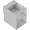 Mexen Box-A atvira spintelė su lentyna 35 cm, pilka matinė - 91AX2-0350-470-0-62