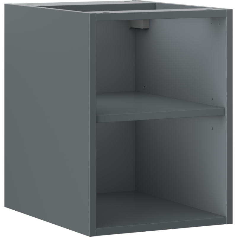 Mexen Box-A atvira spintelė su lentyna 35 cm, matinis grafitas - 91AX2-0350-470-0-66