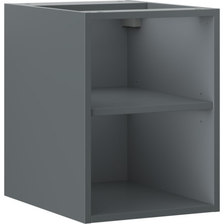 Mexen Box-A atvira spintelė su lentyna 35 cm, matinis grafitas - 91AX2-0350-470-0-66