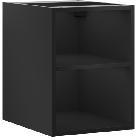 Mexen Box-A atvira spintelė su lentyna 35 cm, juoda matinė - 91AX2-0350-470-0-71