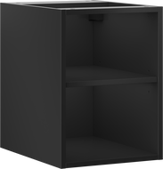 Mexen Box-A atvira spintelė su lentyna 35 cm, juoda matinė - 91AX2-0350-470-0-71
