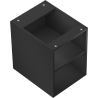 Mexen Box-A atvira spintelė su lentyna 35 cm, juoda matinė - 91AX2-0350-470-0-71