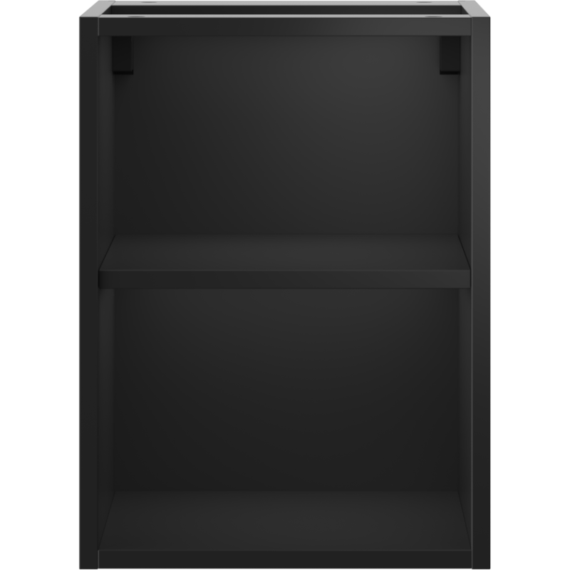 Mexen Box-A atvira spintelė su lentyna 35 cm, juoda matinė - 91AX2-0350-470-0-71