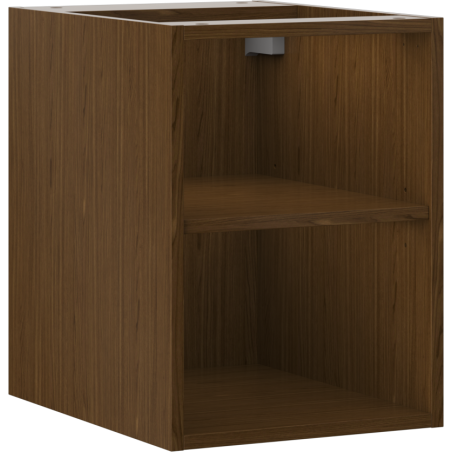 Mexen Box-A atviras spintelė su lentyna 35 cm, riešutas - 91AX2-0350-470-0-86