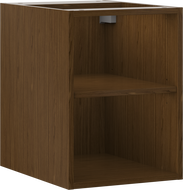 Mexen Box-A atviras spintelė su lentyna 35 cm, riešutas - 91AX2-0350-470-0-86