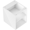 Mexen Box-A atviras spintelė su lentyna 35 cm, balta blizgi - 91AX2-0400-470-0-00