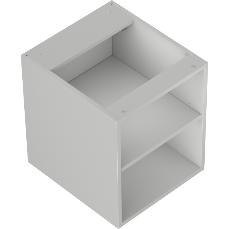 Mexen Box-A atvira spintelė su lentyna 40 cm, pilka matinė - 91AX2-0400-470-0-62