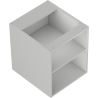 Mexen Box-A atvira spintelė su lentyna 40 cm, pilka matinė - 91AX2-0400-470-0-62
