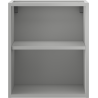 Mexen Box-A atvira spintelė su lentyna 40 cm, pilka matinė - 91AX2-0400-470-0-62