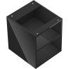 Mexen Box-A atvira spintelė su lentyna 40 cm, juodas blizgesys - 91AX2-0400-470-0-70