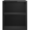 Mexen Box-A atvira spintelė su lentyna 40 cm, juodas blizgesys - 91AX2-0400-470-0-70
