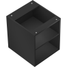 Mexen Box-A atviras spintelė su lentyna 40 cm, juoda matinė - 91AX2-0400-470-0-71