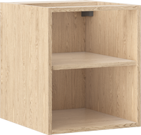 Mexen Box-A atvira spintelė su lentyna 40 cm, ąžuolas - 91AX2-0400-470-0-81