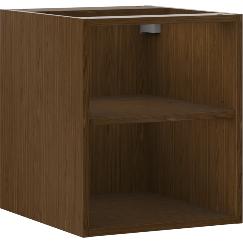 Mexen Box-A atvira spintelė su lentyna 40 cm, riešutas - 91AX2-0400-470-0-86