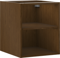 Mexen Box-A atvira spintelė su lentyna 40 cm, riešutas - 91AX2-0400-470-0-86