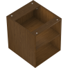 Mexen Box-A atvira spintelė su lentyna 40 cm, riešutas - 91AX2-0400-470-0-86