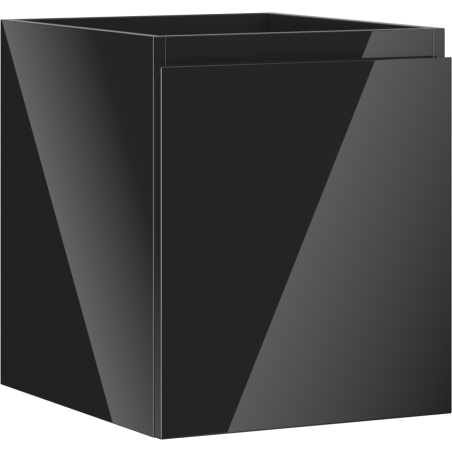 Mexen Orio vonios spintelė po praustuvu 40 cm, 1 stalčius, juoda blizgi - 91A10-04047-1-BF70