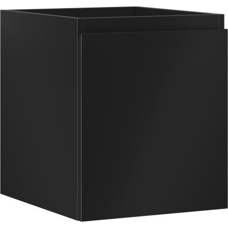 Mexen Orio vonios kambario spintelė po praustuvu 40 cm, 1 stalčius, juoda matinė - 91A10-04047-1-BF71