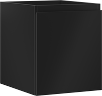 Mexen Orio vonios kambario spintelė po praustuvu 40 cm, 1 stalčius, juoda matinė - 91A10-04047-1-BF71