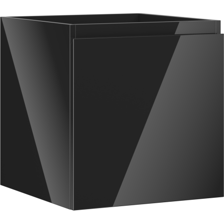 Mexen Orio vonios kambario spintelė po kriaukle 45 cm, 1 stalčius, juoda blizgi - 91A10-04547-1-BF70