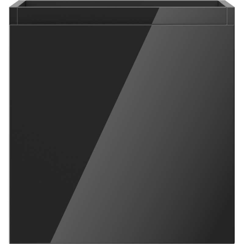 Mexen Orio vonios kambario spintelė po kriaukle 45 cm, 1 stalčius, juoda blizgi - 91A10-04547-1-BF70