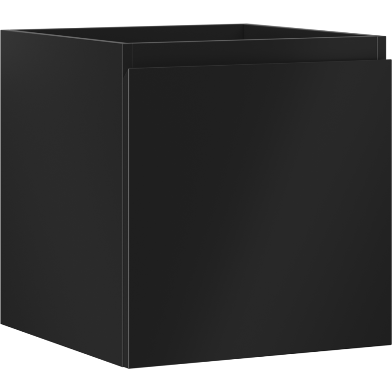 Mexen Orio vonios spintelė 45 cm, 1 stalčius, juoda matinė - 91A10-04547-1-BF71