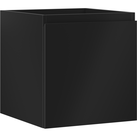 Mexen Orio vonios spintelė 45 cm, 1 stalčius, juoda matinė - 91A10-04547-1-BF71