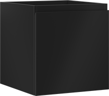 Mexen Orio vonios spintelė 45 cm, 1 stalčius, juoda matinė - 91A10-04547-1-BF71