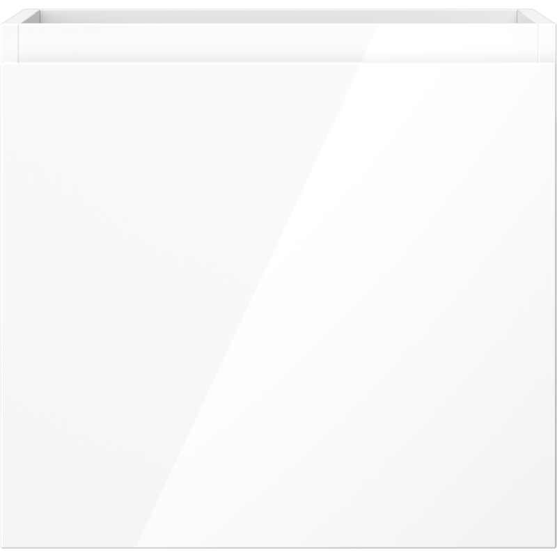 Mexen Orio vonios kambario spintelė po kriaukle 50 cm, 1 stalčius, balta blizgi - 91A10-05047-1-BF00