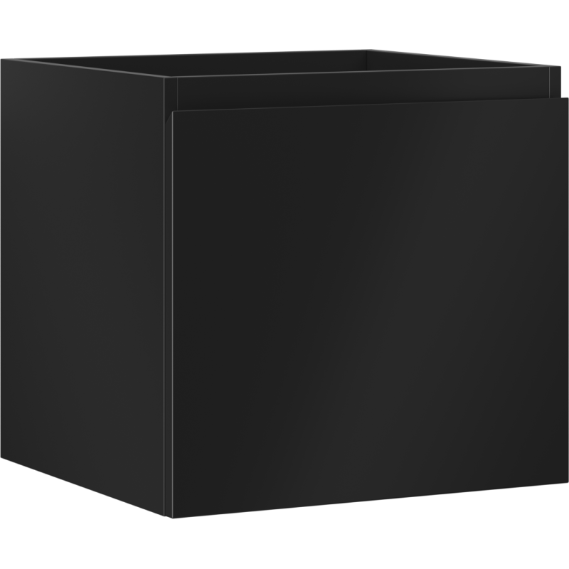 Mexen Orio vonios spintelė po praustuvė su 1 stalčiumi, 50 cm, juoda matinė - 91A10-05047-1-BF71