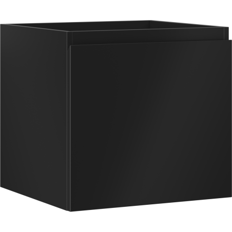 Mexen Orio vonios spintelė po praustuvė su 1 stalčiumi, 50 cm, juoda matinė - 91A10-05047-1-BF71