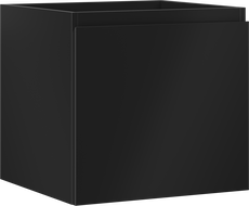 Mexen Orio vonios spintelė po praustuvė su 1 stalčiumi, 50 cm, juoda matinė - 91A10-05047-1-BF71