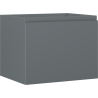 Mexen Orio vonios spintelė po kriaukle 60 cm, 1 stalčius, matinė grafito spalva - 91A10-06047-1-BF66