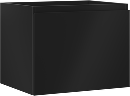 Mexen Orio vonios spintelė po praustuvu 60 cm, 1 stalčius, juodas matinis - 91A10-06047-1-BF71