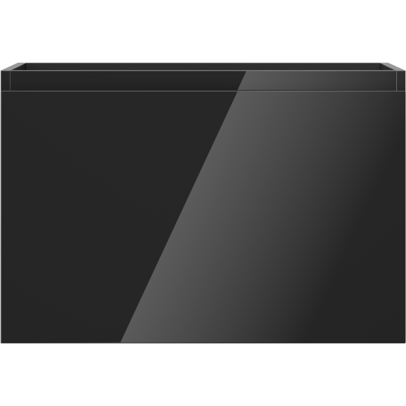 Mexen Orio 70 cm vonios spintelė po praustuvu, 1 stalčius, blizgi juoda - 91A10-07047-1-BF70